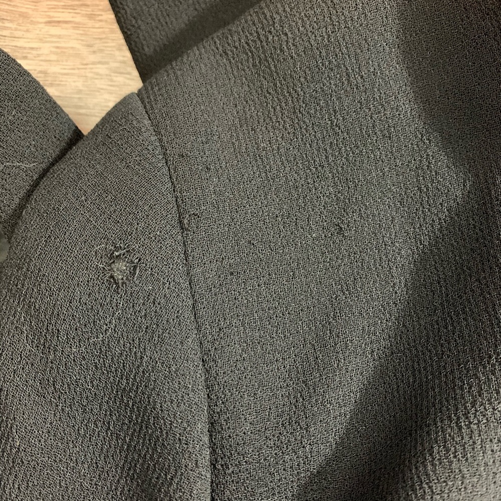 Louis Feraund Vintage Black Open Front Jacket - Picture 4 of 4